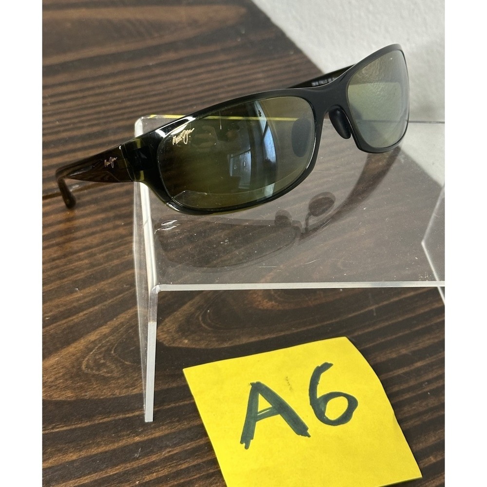 Maui Jim Twin Falls MP-BG MJ417-15F Unisex Adults Olive Green Sunglasses Wrap